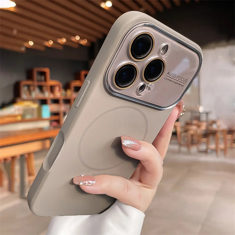 iPhone 14, 15, 16 17 Pro Max, Pro iPhone air Telefon Cover Magnetisk Silikone