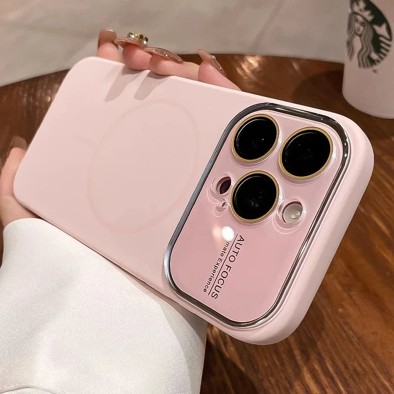 iPhone 14, 15, 16 17 Pro Max, Pro iPhone air Telefon Cover Magnetisk Silikone