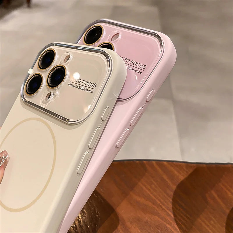 iPhone 14, 15, 16 17 Pro Max, Pro iPhone air Telefon Cover Magnetisk Silikone