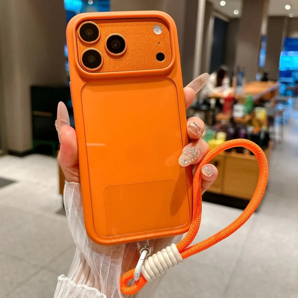 iPhone 14, 15, 16, 17 Pro Max, Pro. iPhone air Telefoncover Krystalklar Design Stødsikkert