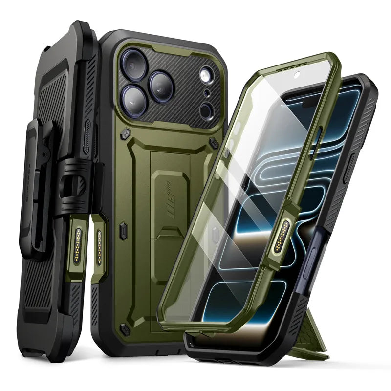 iPhone 17 Pro Max Telefoncover Robust med Indbygget Skærmbeskytter