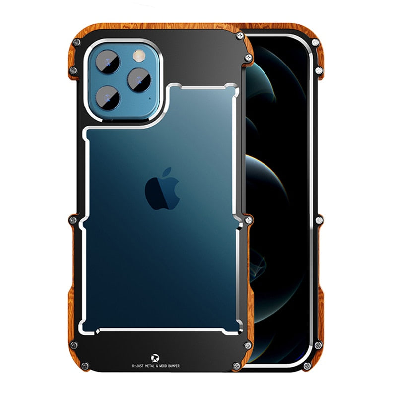 iPhone Etui Trædesign Stødabsorberende