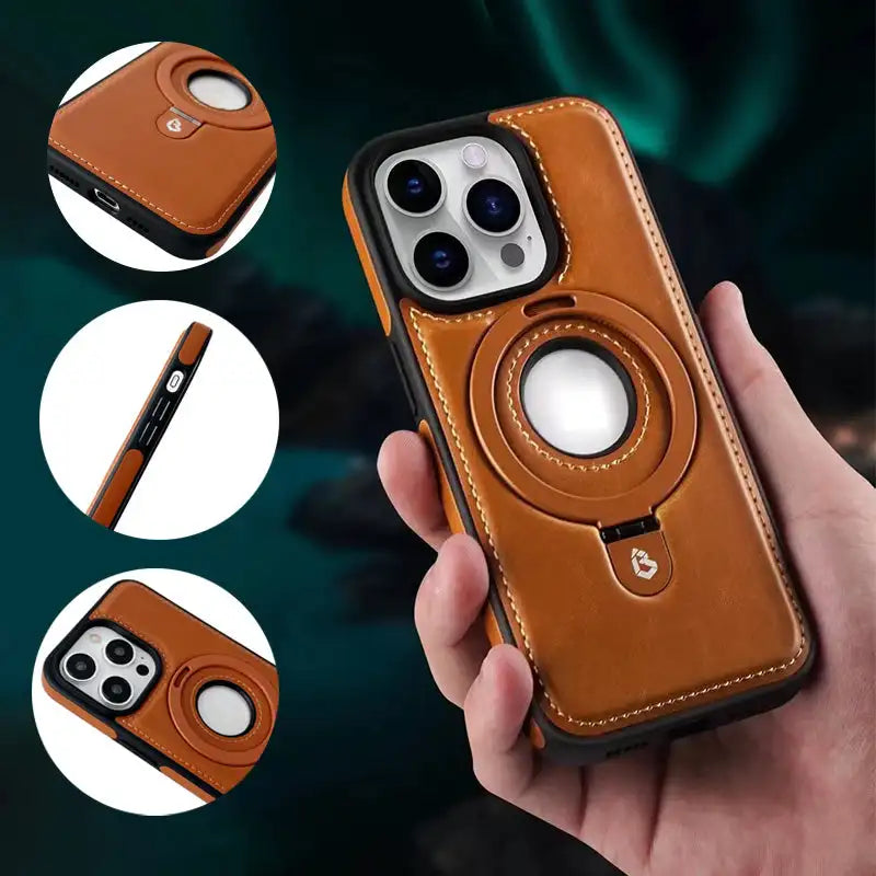 iPhone Etui med Magnetisk Ringstander