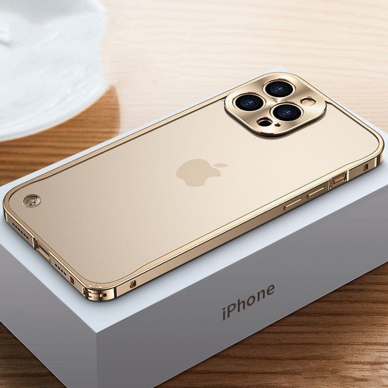 iPhone 11,12,13,14,15, Pro Max, Pro, Mini Metal Etui Beskyttende Cover