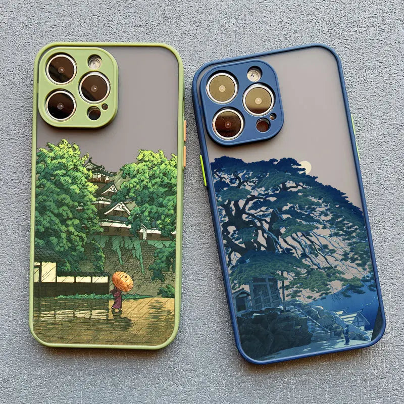 iPhone 14, 15, 16, 17, Pro Max, Mini, XS, X, XR Telefoncover med Aesthetic Design