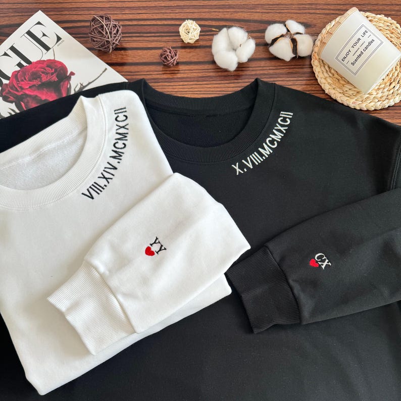 DateWear | Tilpassede Sweatshirts med Relaxed Fit og Dato Personalisering
