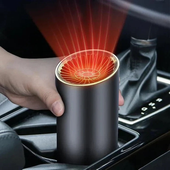 12V Car Heater & Cooler – Swivel Cup Holder with Heating