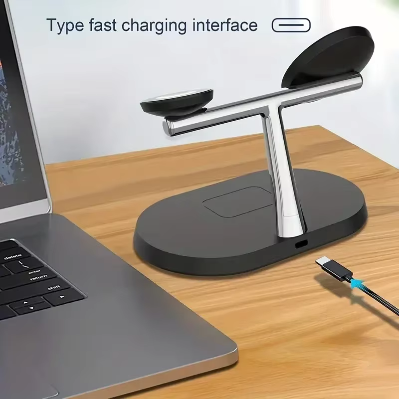 MagCharge 3-i-1 trådløs opladningsstand | Opladning med stil-zarada.dk