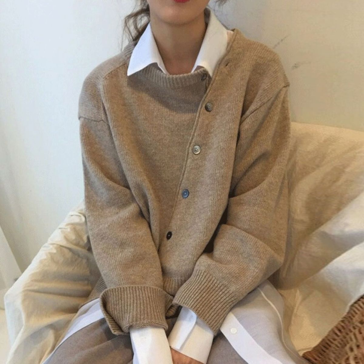 Lucille Cashmere Sweater til kvinder – Blød, varm og åndbar strik til efteråret