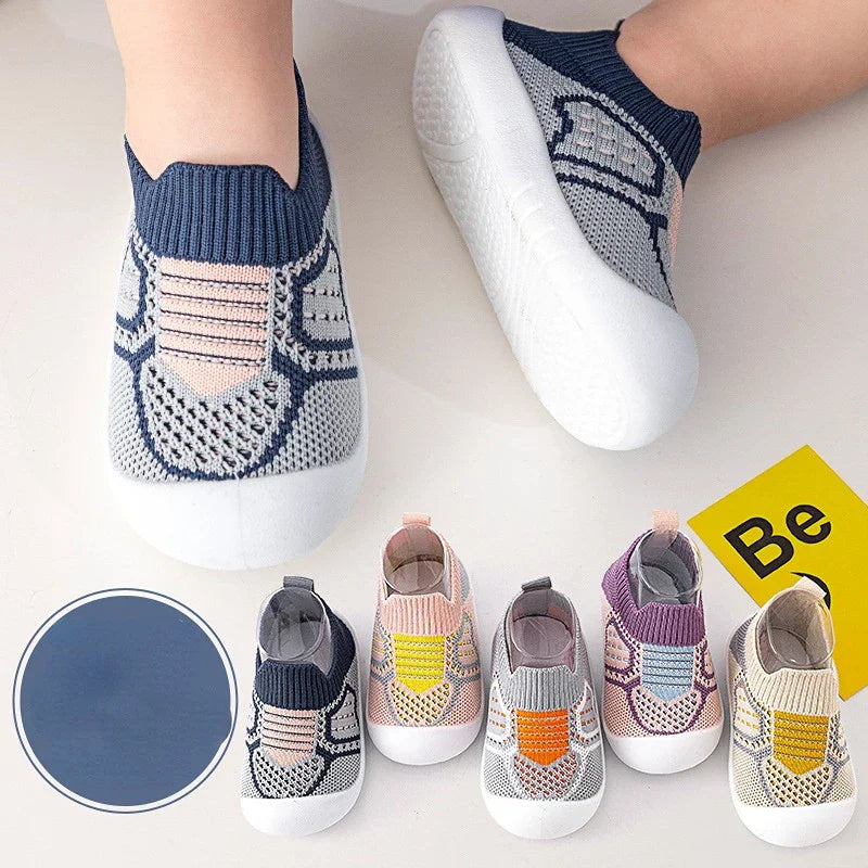 TinyTreads Slip-Ons | Åndbare skridsikre sko i mesh-zarada.dk