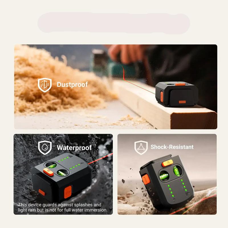 LevelPro | Avanceret Laser Vandpas Sæt-zarada.dk