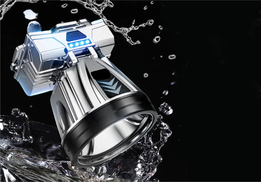 LuxeBeam LED Hovedlampe | Lys din vej med en ultra klar og holdbar lyskilde til natlige eventyr.-zarada.dk