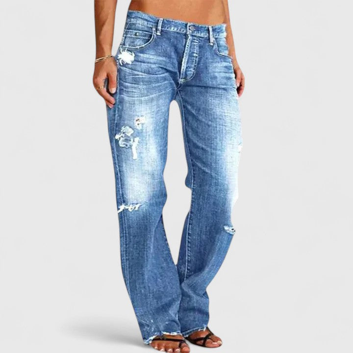 Denim Relaxed Fit Chic Denim Jeans – Åndbart Stof & Let Følelse