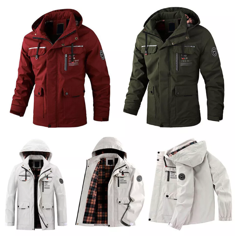 Casual windbreaker-jakke til mænd