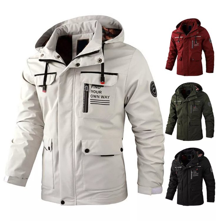 Casual windbreaker-jakke til mænd