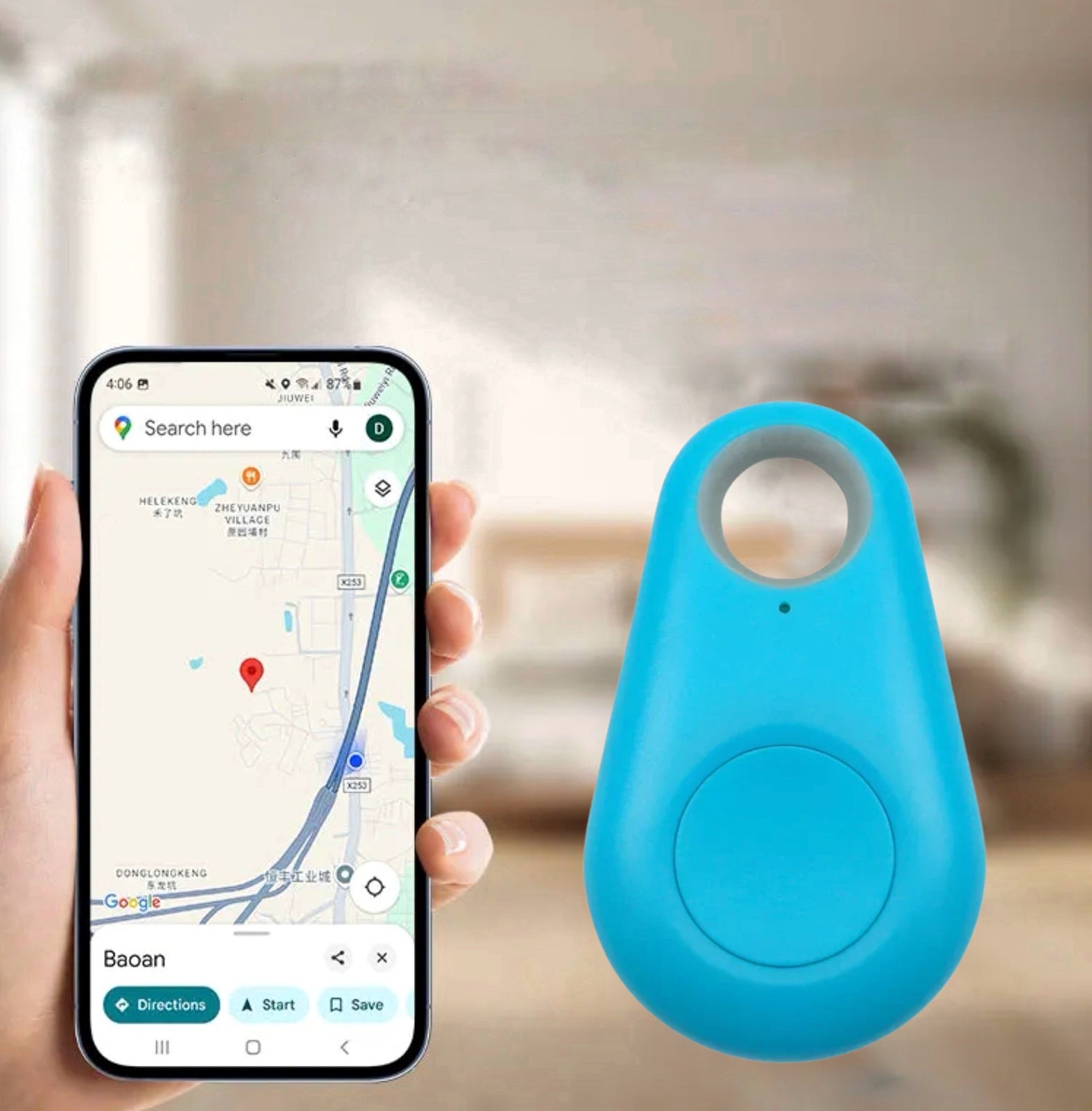 KidLocate | Mini GPS-tracker til børn med realtidsplacering og SOS-funktion