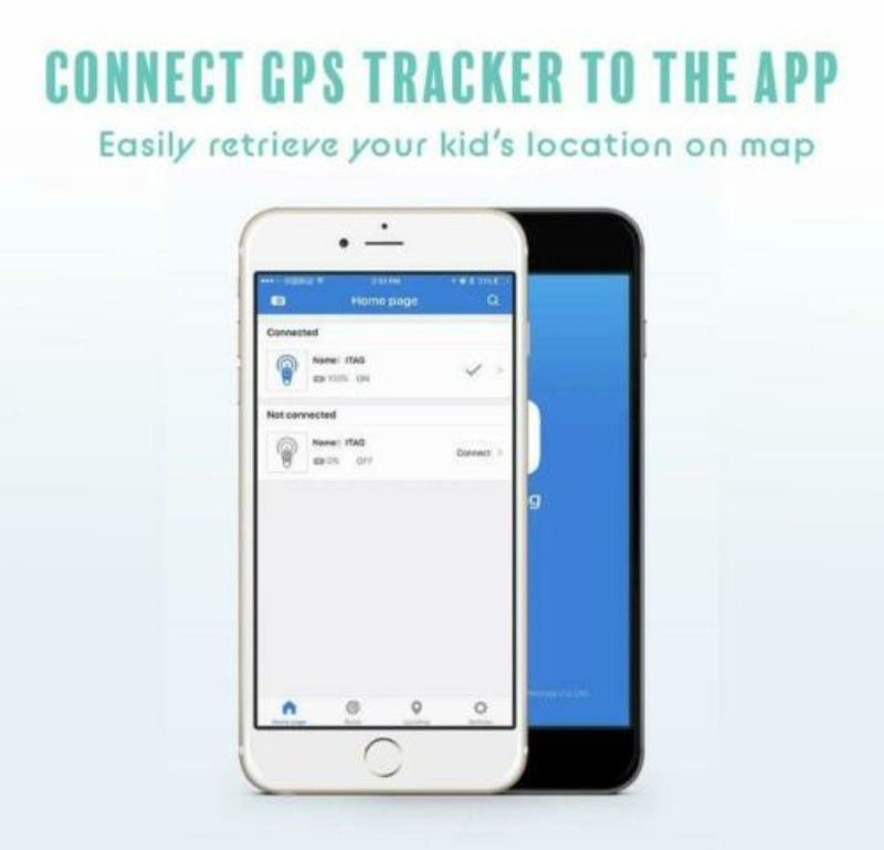 KidLocate | Mini GPS-tracker til børn med realtidsplacering og SOS-funktion