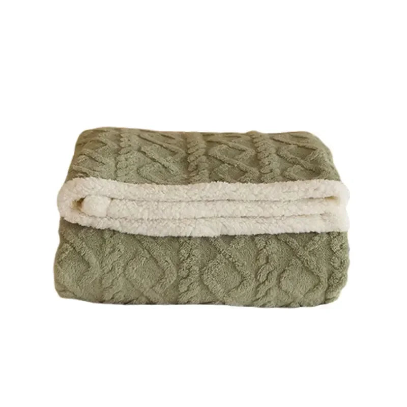 Tykk uld tæppe til vinter - WarmWool