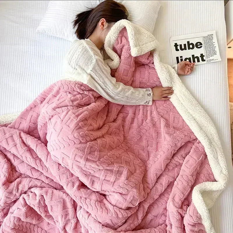 Tykk uld tæppe til vinter - WarmWool
