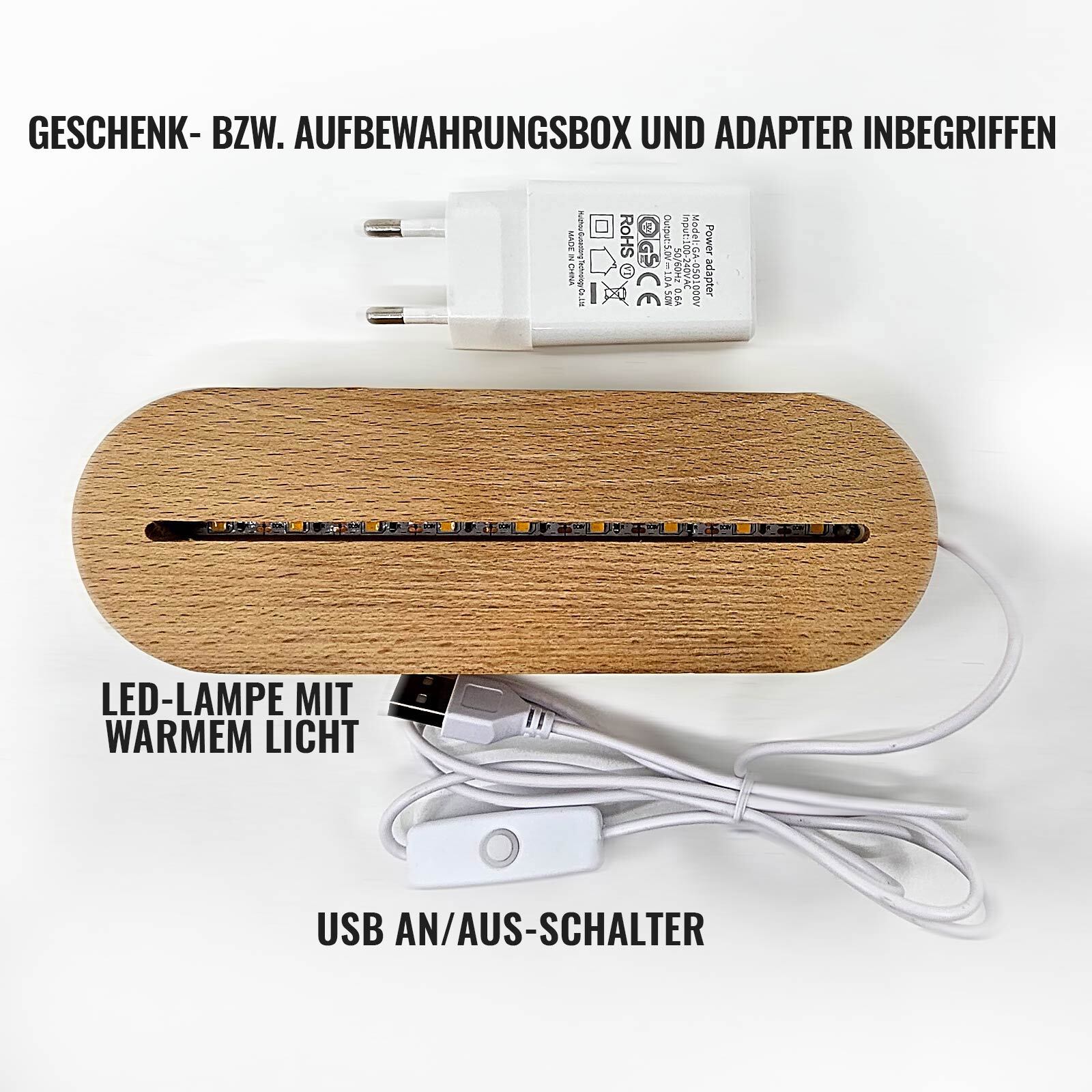 LightLuxe | LED Julelysdekoration Festlig Fotolampe