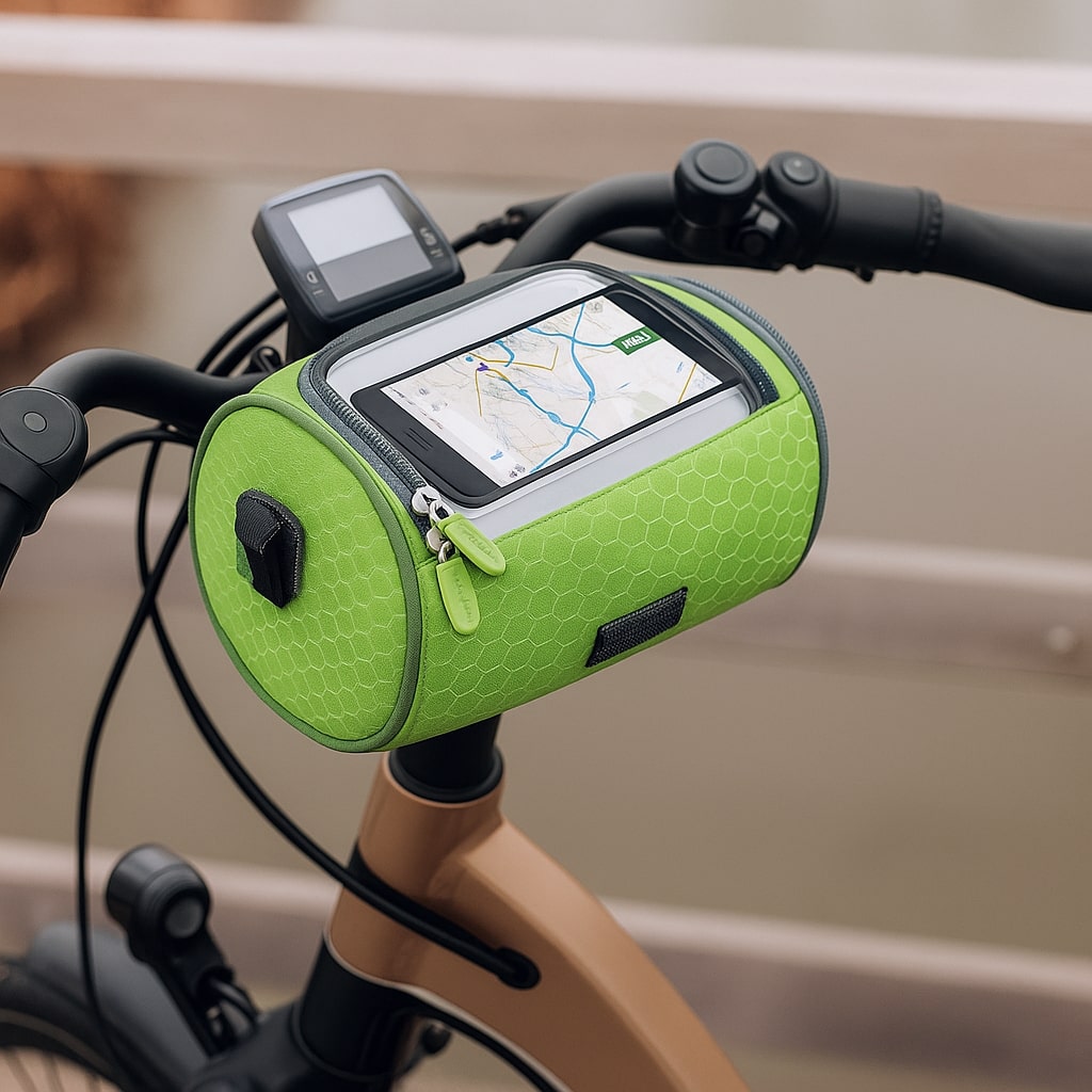 Styrtasker til cykel | Vandtæt cykeltaske med touchscreen | Tourix