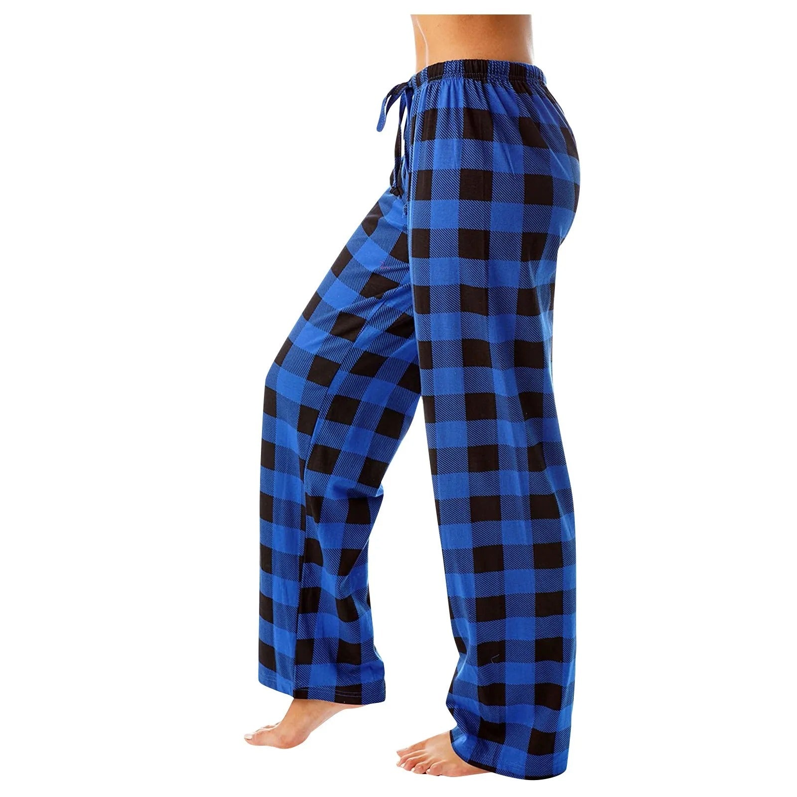 Kvinders plaidprintet pyjamas