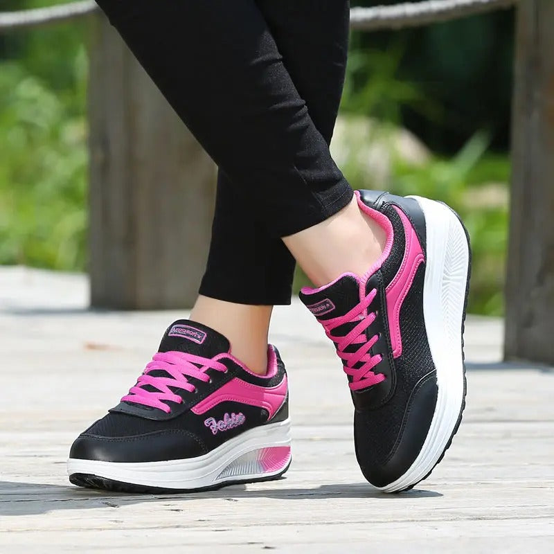 Vulkaniserede walking sneakers til kvinder