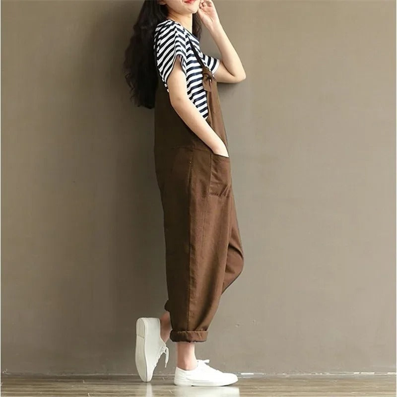 Løs Casual Harem Jumpsuit til Kvinder