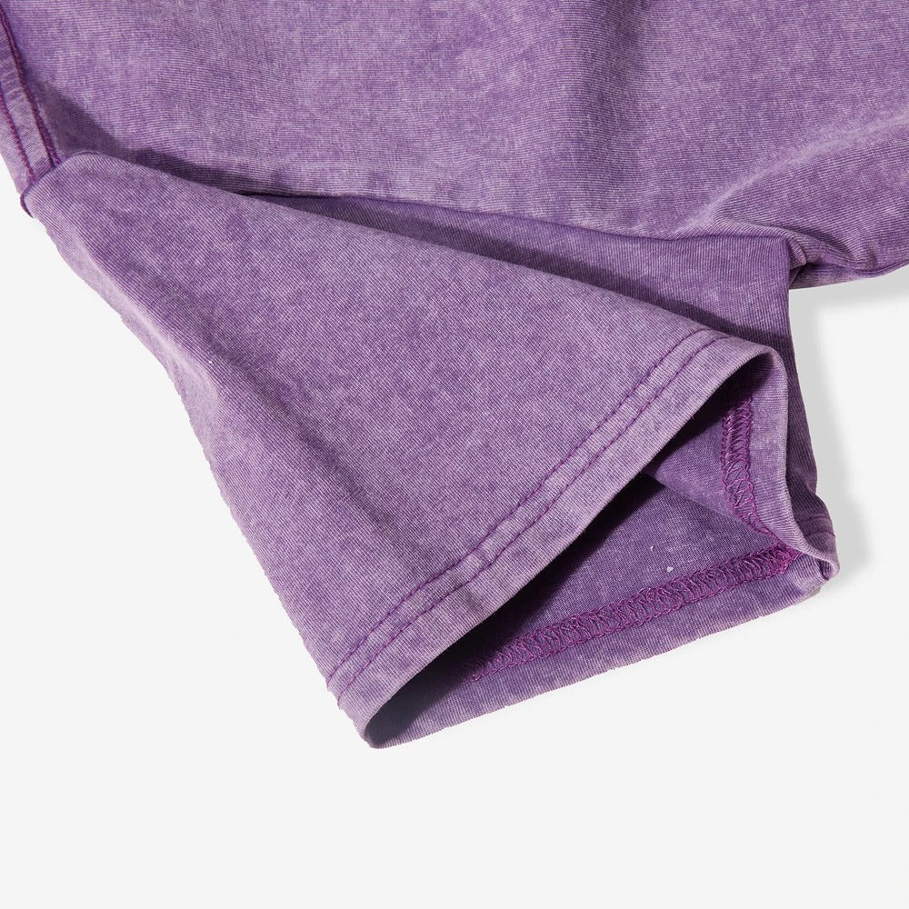 Ensfarvet Slim Washed T-shirt til kvinder