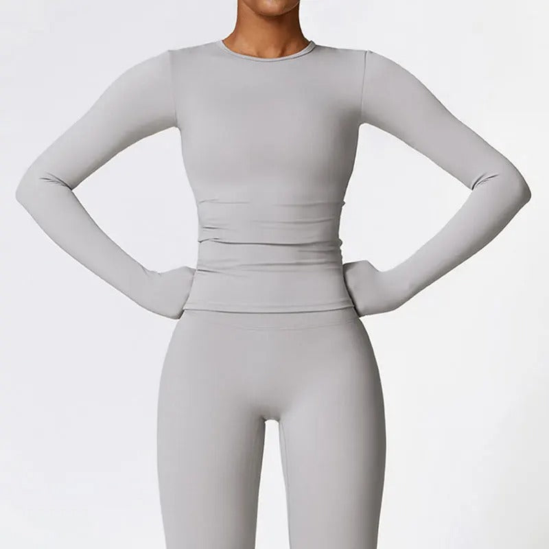 Dry Fit Yoga Shirt til kvinder