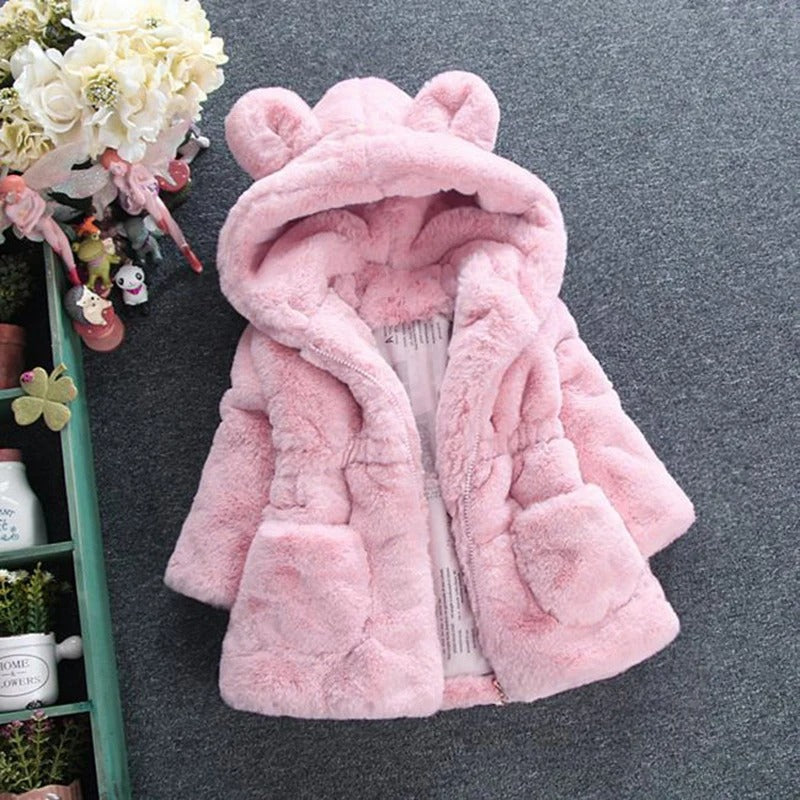 Fleece vinterjakke til børn