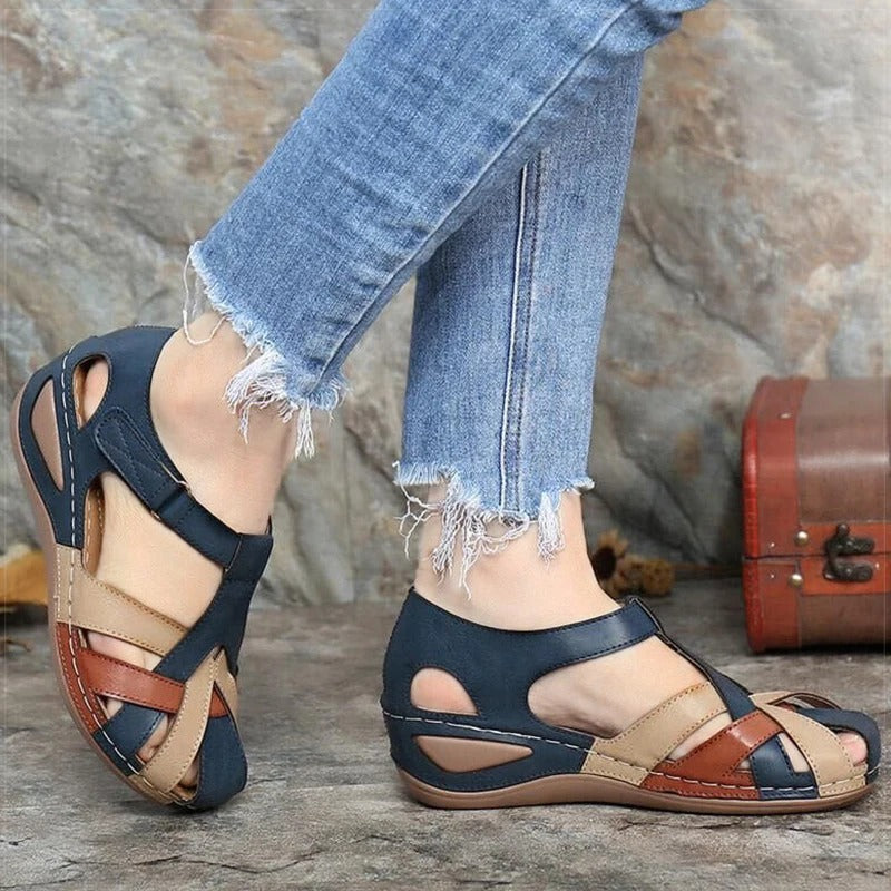 Vandtætte slip-on-sommersandaler til kvinder