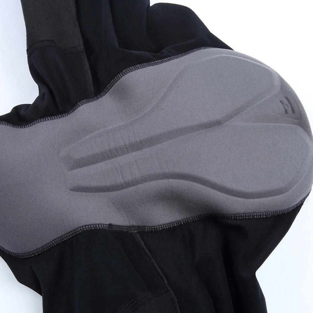 Termiske cykeltights til mænd + sædepude til cykel