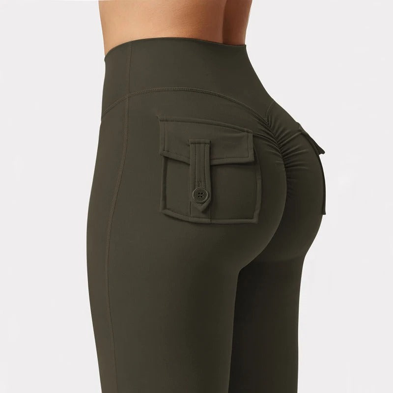 Yoga-leggings med høj stretch til kvinder
