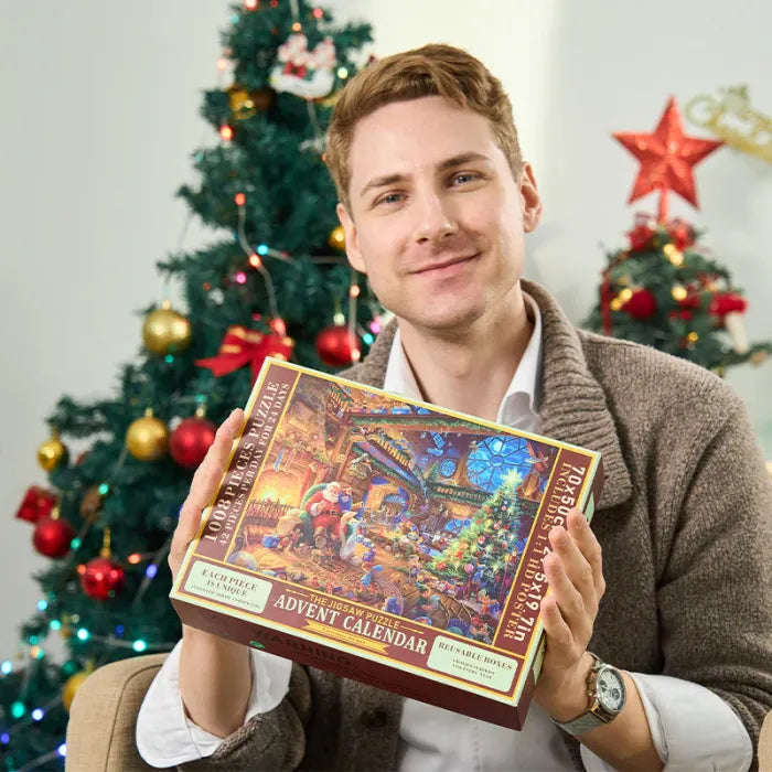FamilieJoy Julekalender 2025 | Udfordrende overraskelser til alle med Stitch, Fodbold, Puslespil & Krystaller