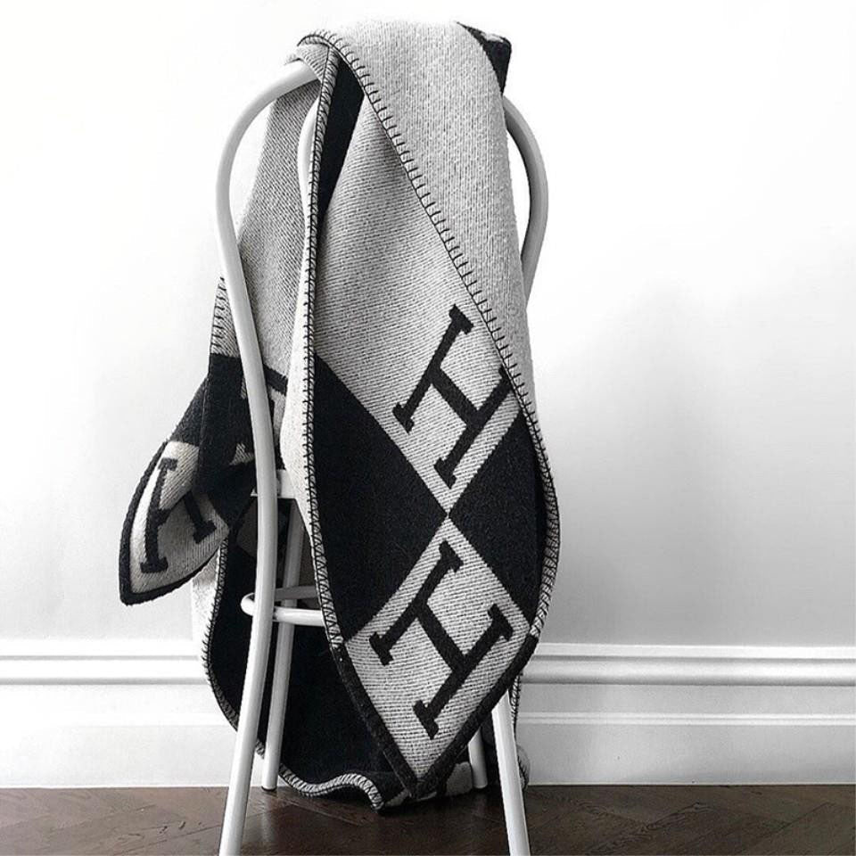Luksuriøst Plaid i Uld og Cashmere - LuxBlanket