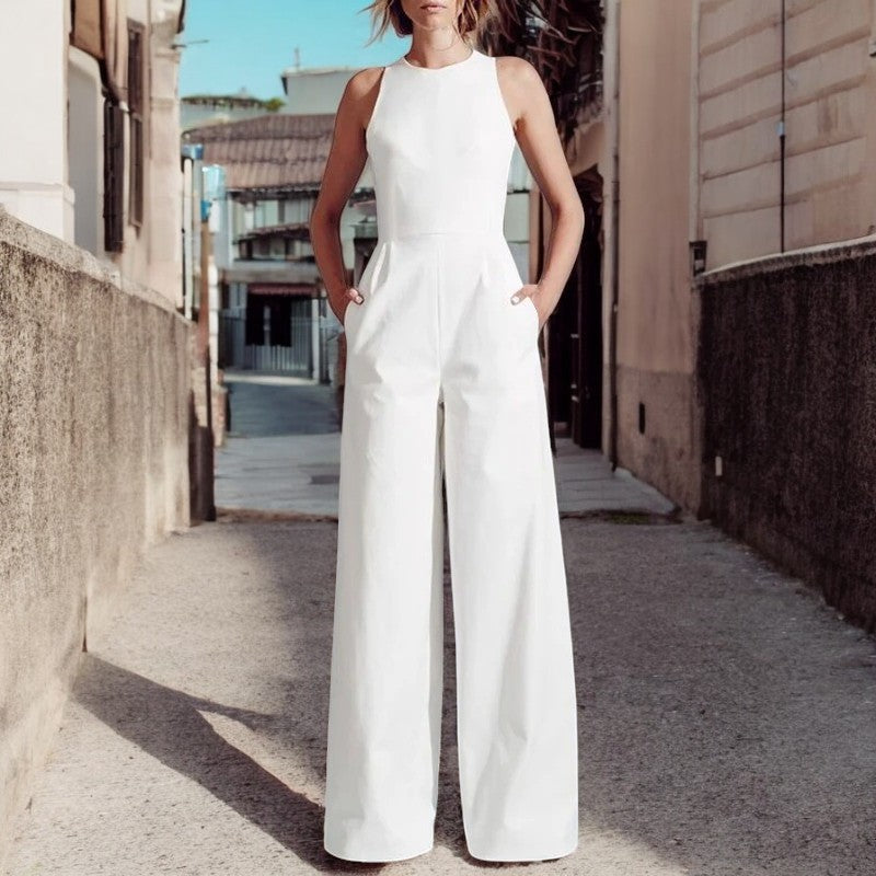 Dame afslappet talje Tank Playsuit