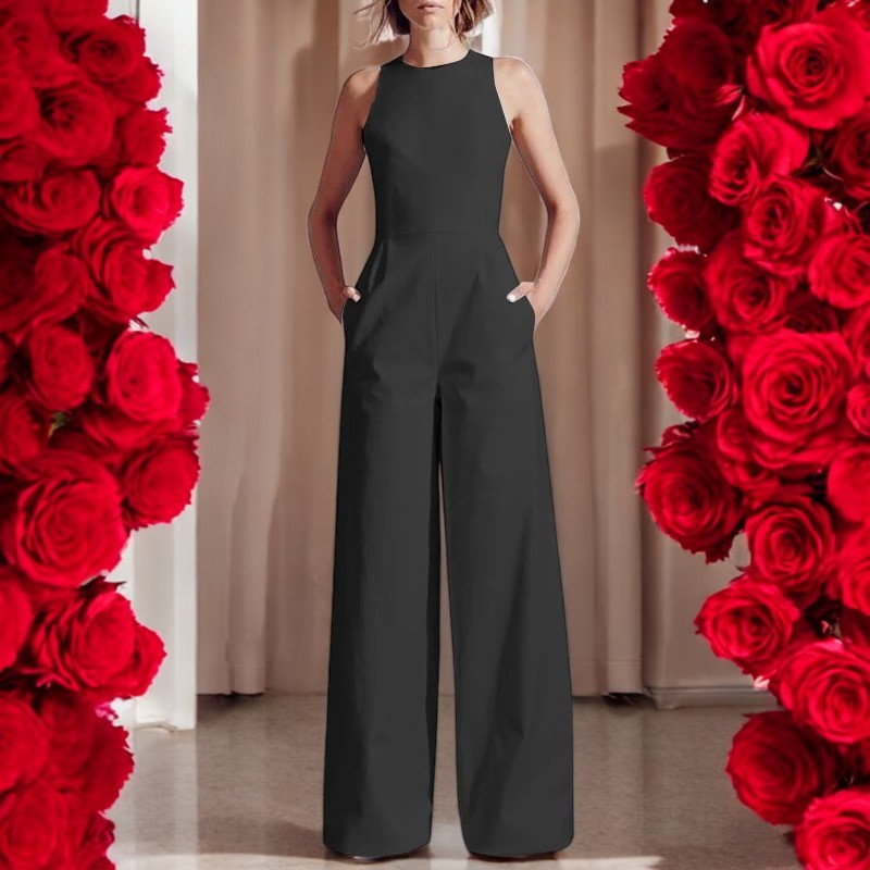 Dame afslappet talje Tank Playsuit