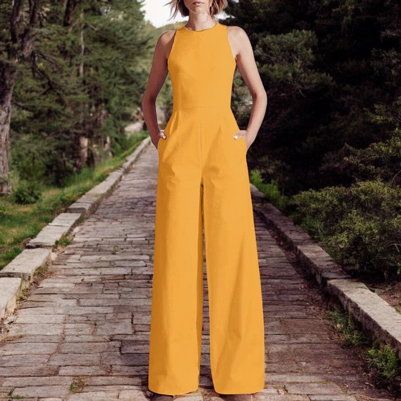 Dame afslappet talje Tank Playsuit