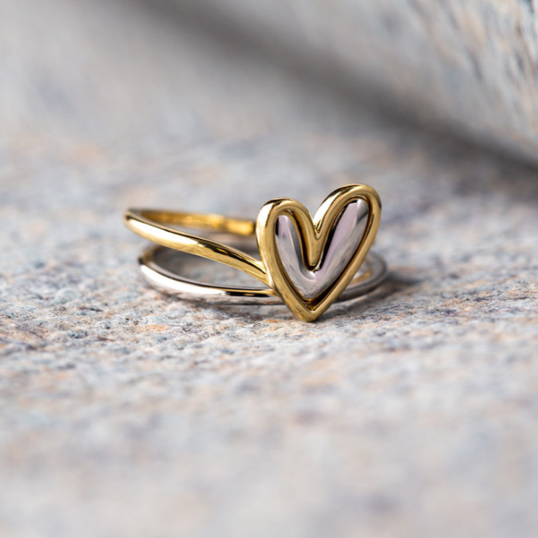 LoveHeart | Selvkærlighed ring til kvinder-zarada.dk