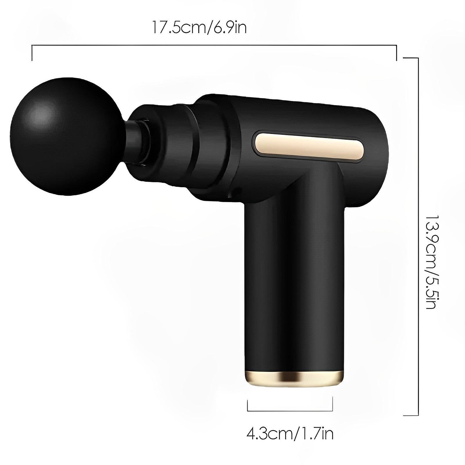 MuscleRelief Pro | Massagepistol med justerbar hastighed-zarada.dk