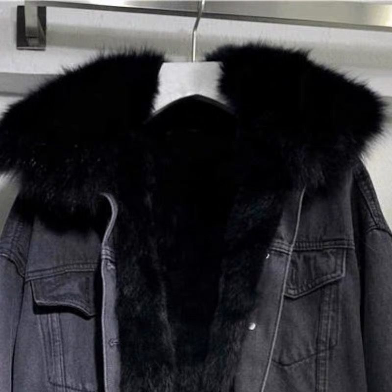 Hadley Kort Jakke Kvinde – Fôret Blouson med Slåkrave & Knaplukning