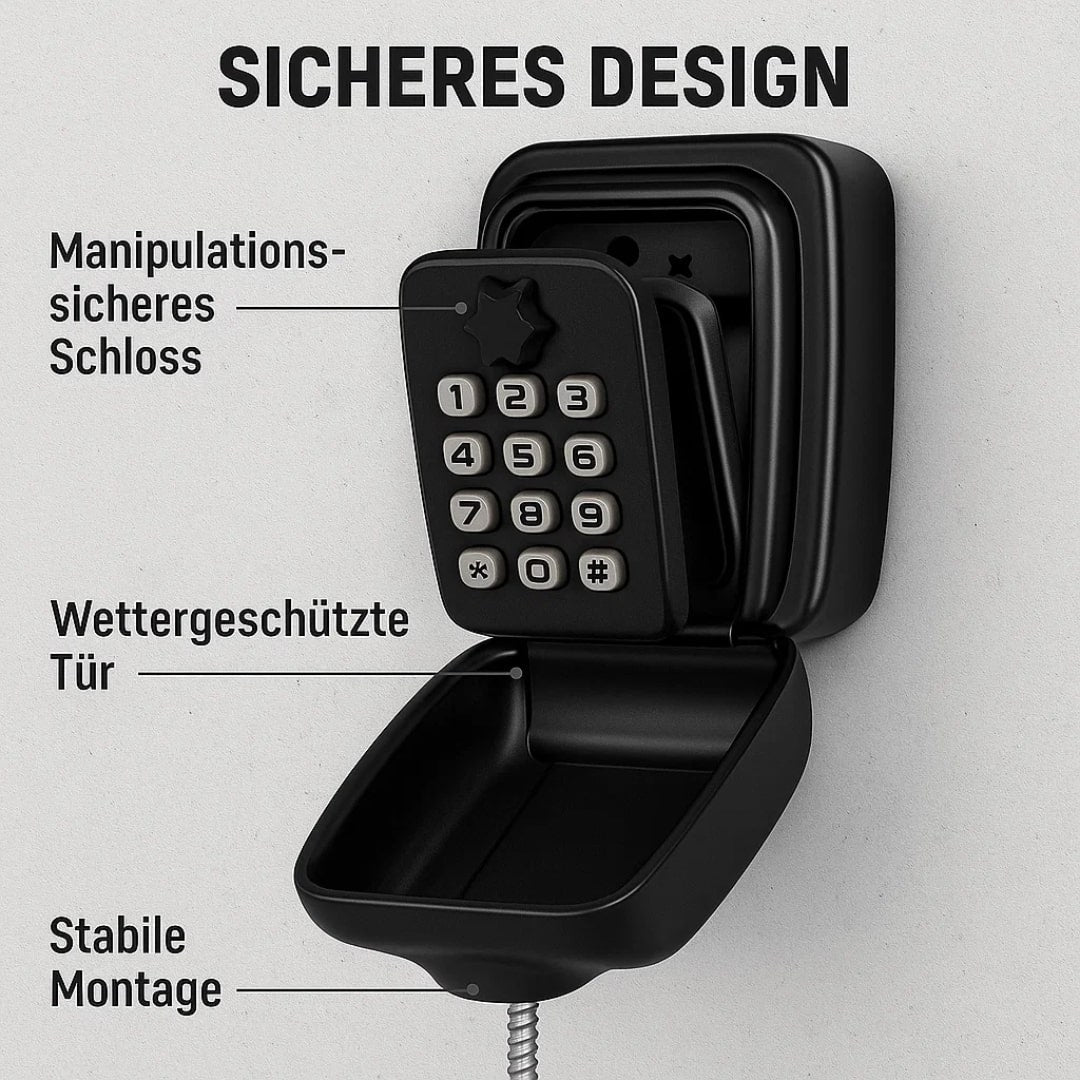 Nøgleskuffe Udenfor | Nøglesafe med kode | SafeHaus