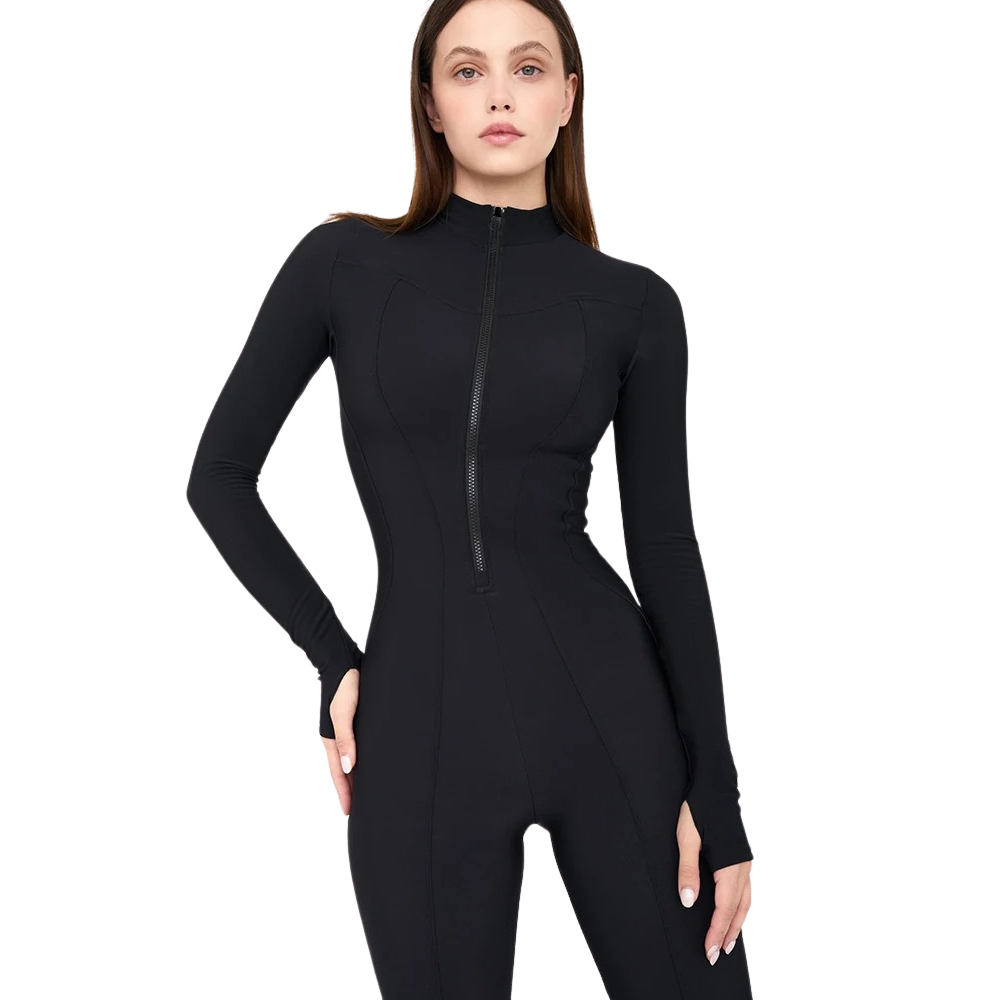 Sporty Rompers med lynlås
