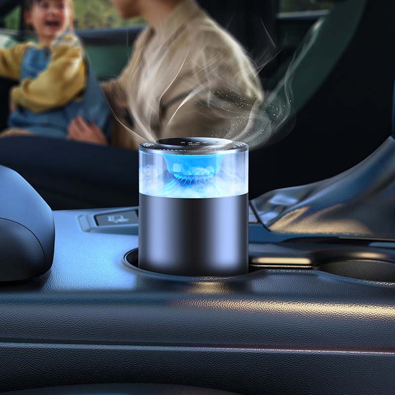 BreezeMist Auto Luftrenser | Naturlig Duft & Ultralydsfordeling-zarada.dk