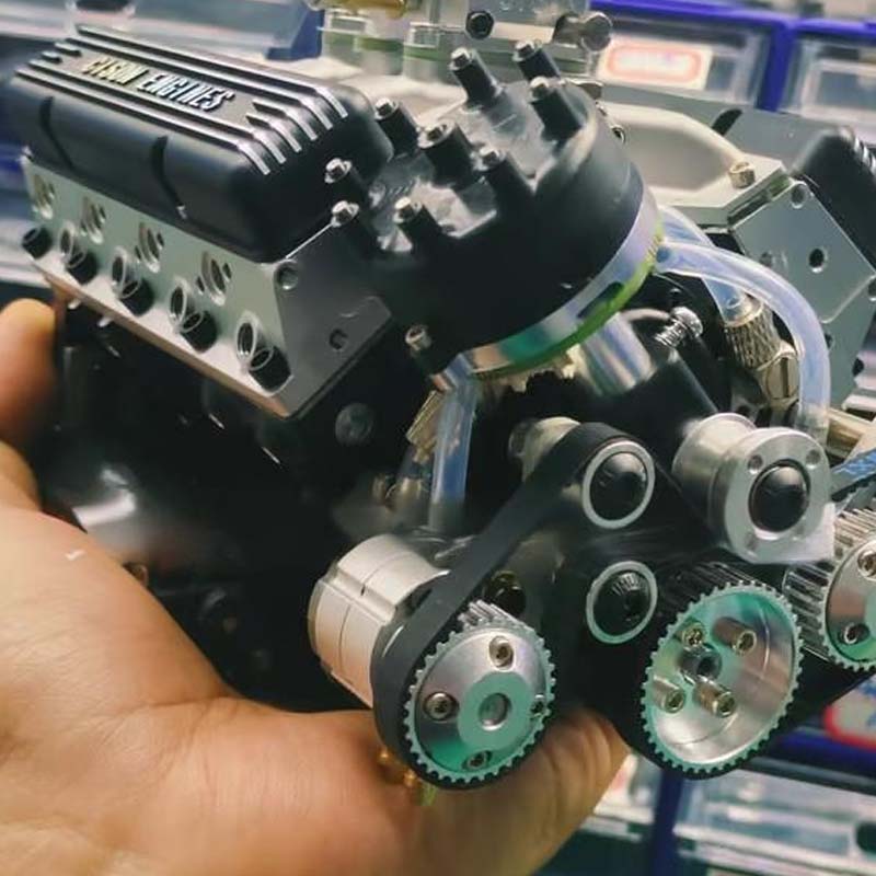 🎉Sidste Dag Aktion 50% RABAT 🔥 - Samlefigur af en OHV V8 small-block motor