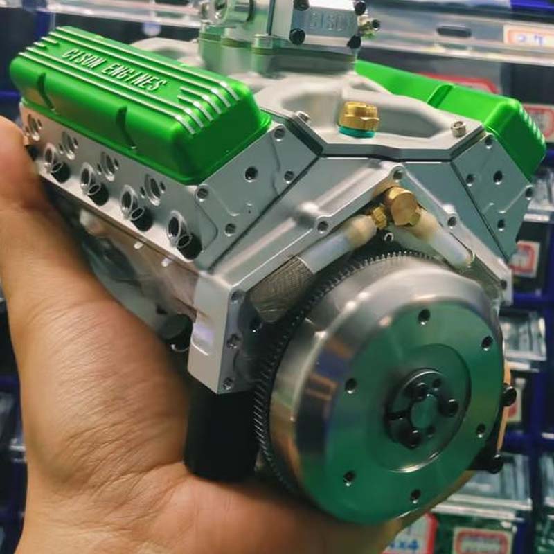 🎉Sidste Dag Aktion 50% RABAT 🔥 - Samlefigur af en OHV V8 small-block motor