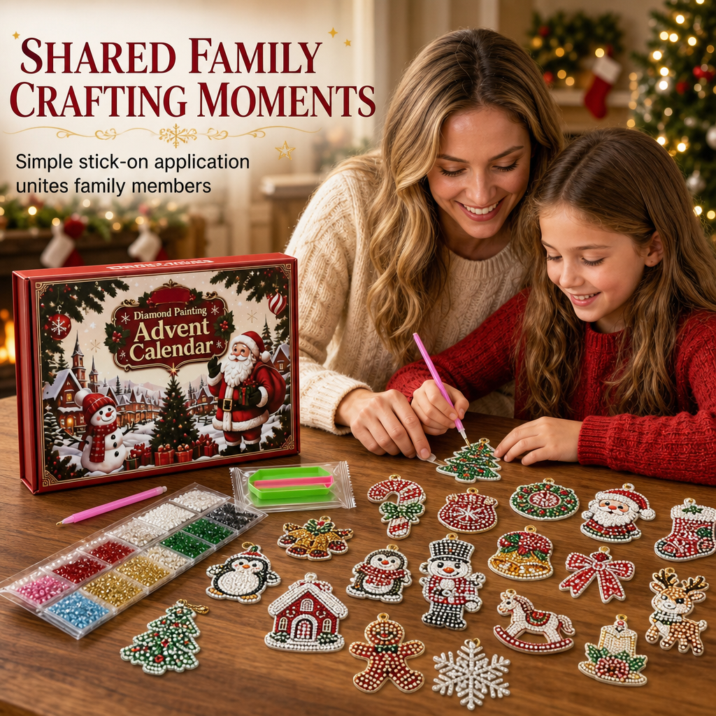 DIY-juldekoration Adventskalender 2026 – 24 dagar