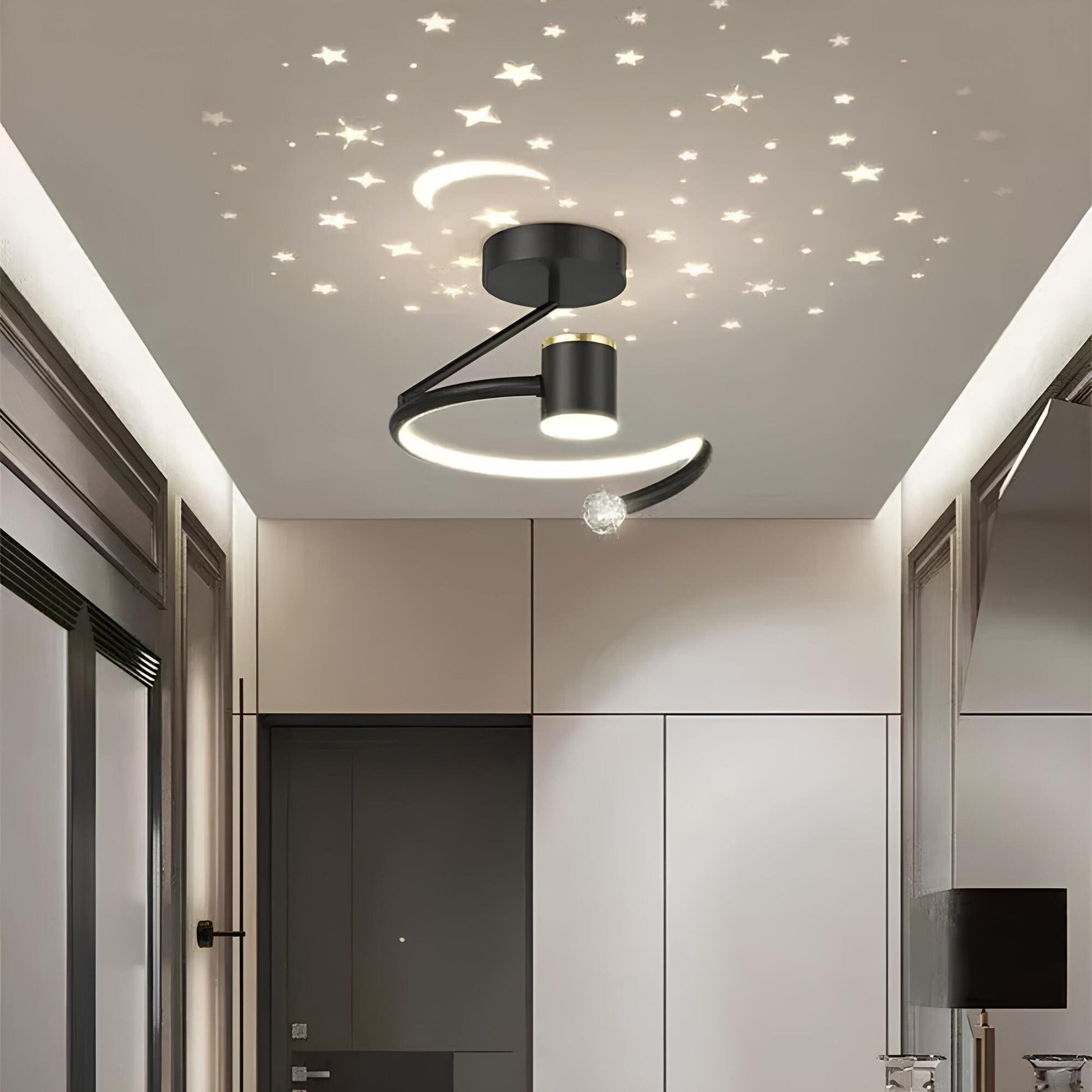 LumeGlow - Elegant dæmpbar LED-loftslampe til moderne interiør
