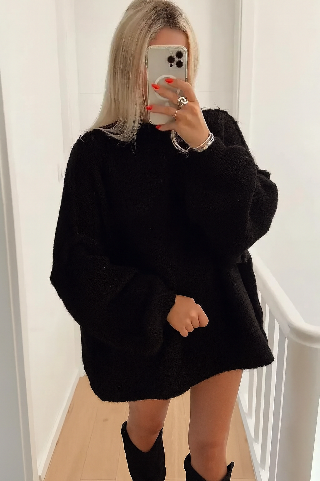 Arleth Oversize Strik Sweater til Kvinder – Premium Blød Vinter Sweater med Casual Fit